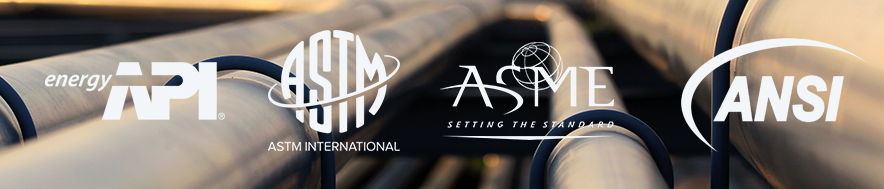استاندارد ها API , ASTM , ASME , ANSI